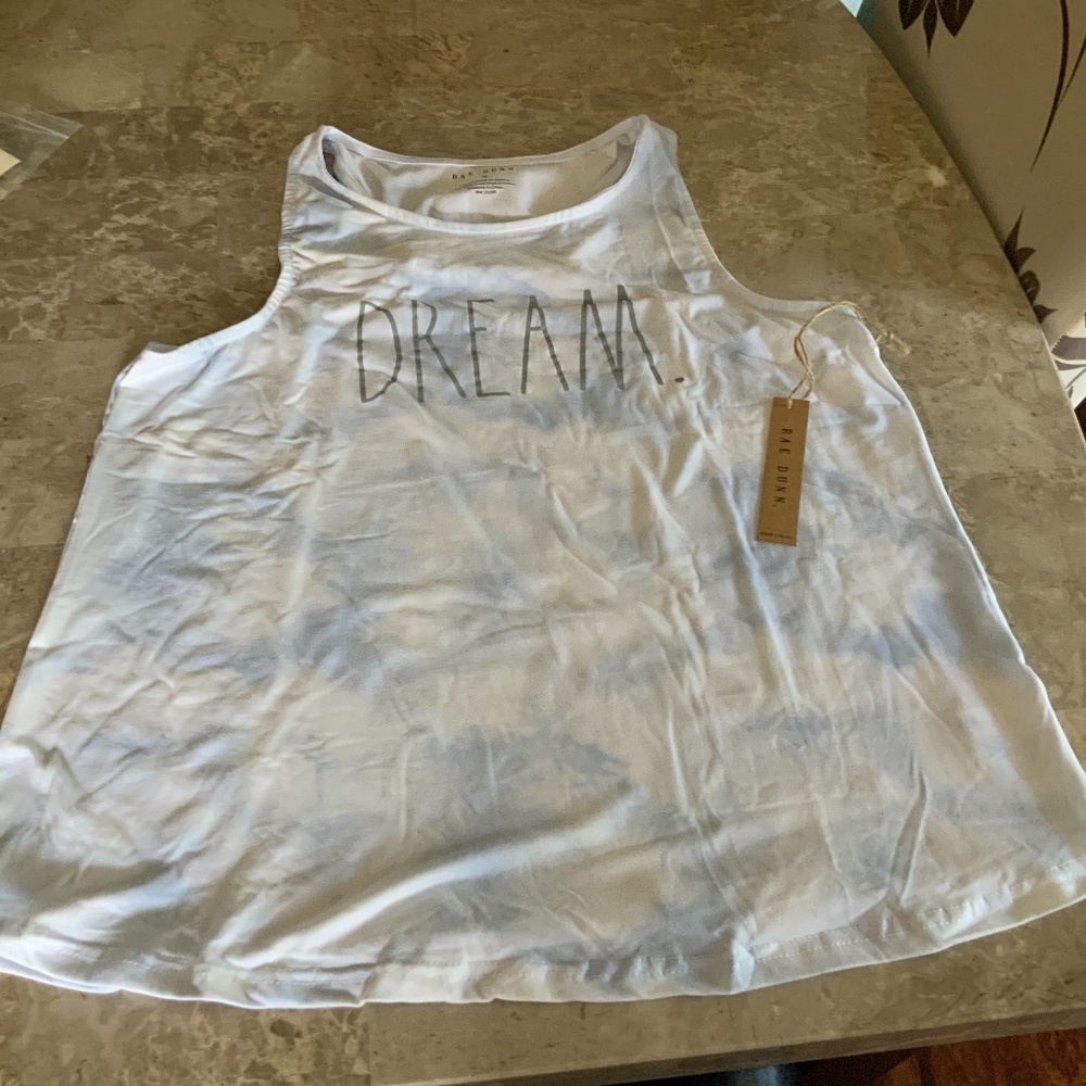 RAE DUNN “DREAM” Shorts & Tank Top Pajama Set - Picture 4 of 5